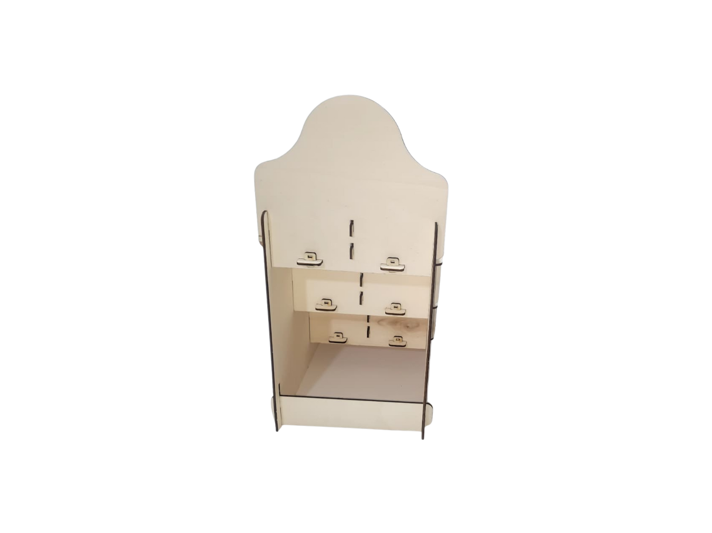 Raft de Prezentare din Lemn de Mesteacăn 2x3 – Stand Expozițional Demontabil, Personalizabil