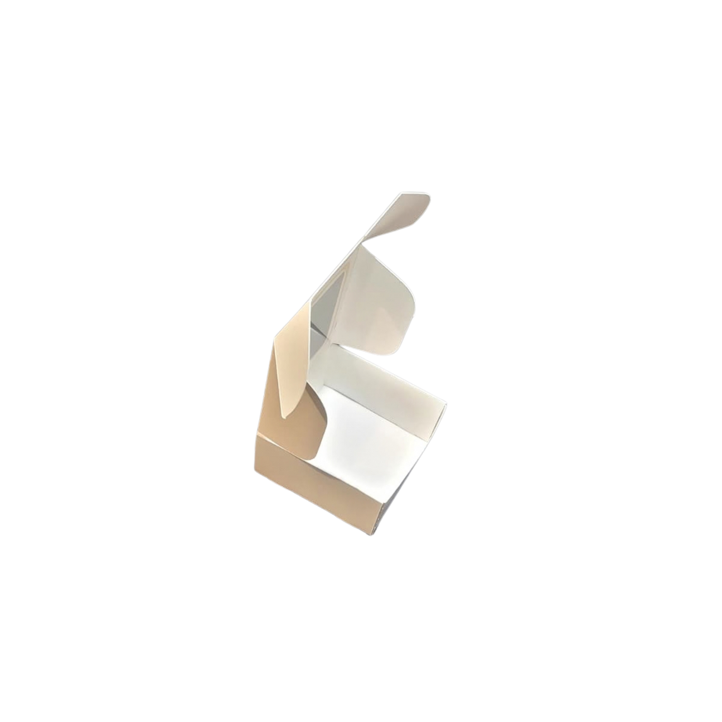 Cutie Alba Autoformare cu Fereastră 8x8x4 cm