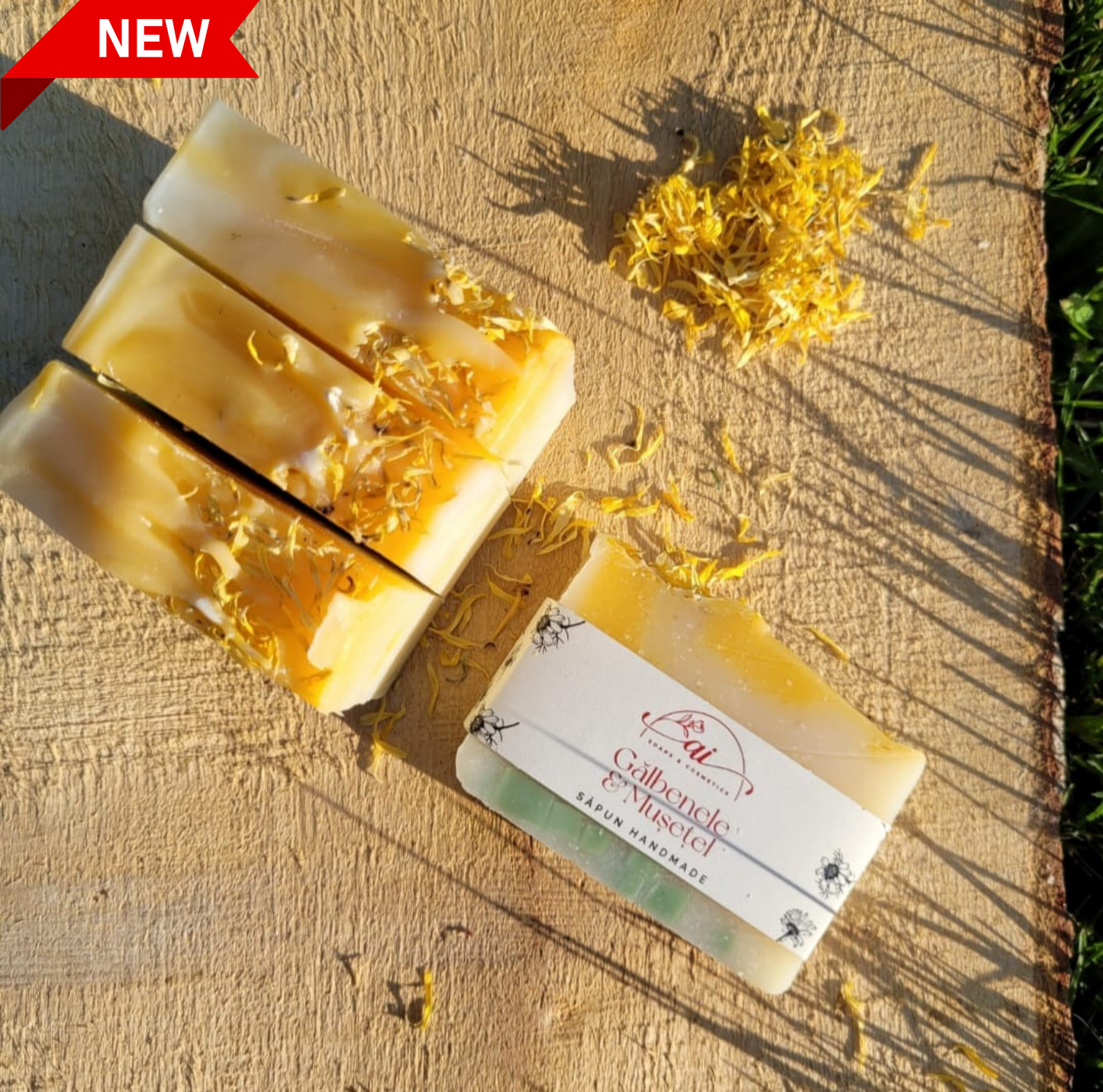 Săpun cu GĂLBENELE si MUSEȚEL