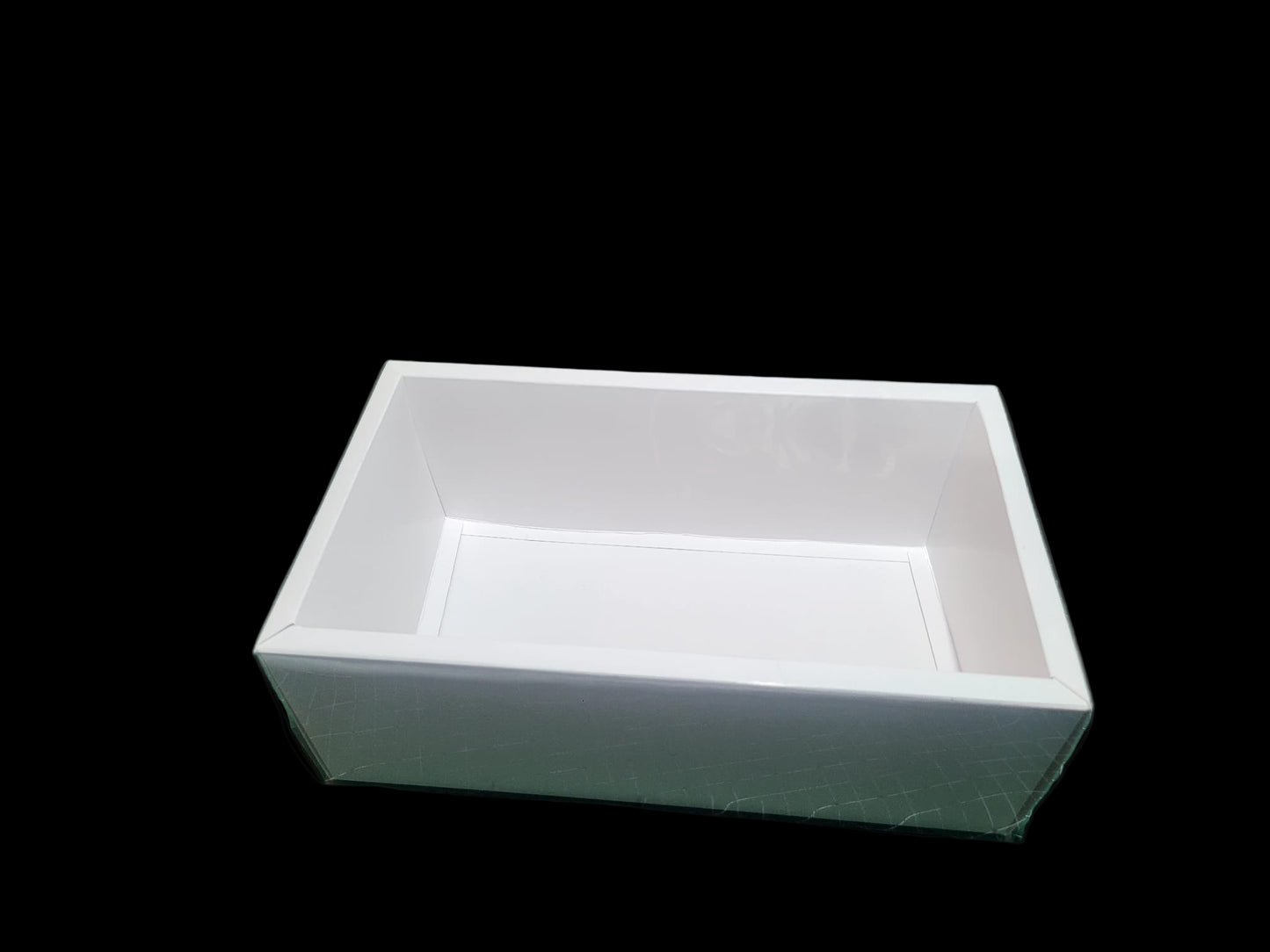 Cutie carton albă din carton presat