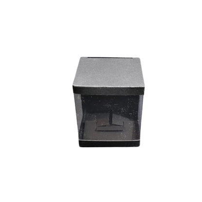 Cutie carton neagră cu fereastră pe laturi, 7.5x7.5x8.4 cm – Pe – imagine 2