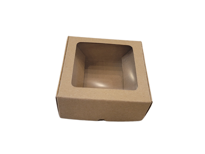  Cutie Natur Autoformare cu Fereastră 8x8x4 cm