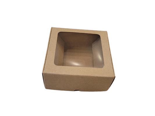  Cutie Natur Autoformare cu Fereastră 8x8x4 cm
