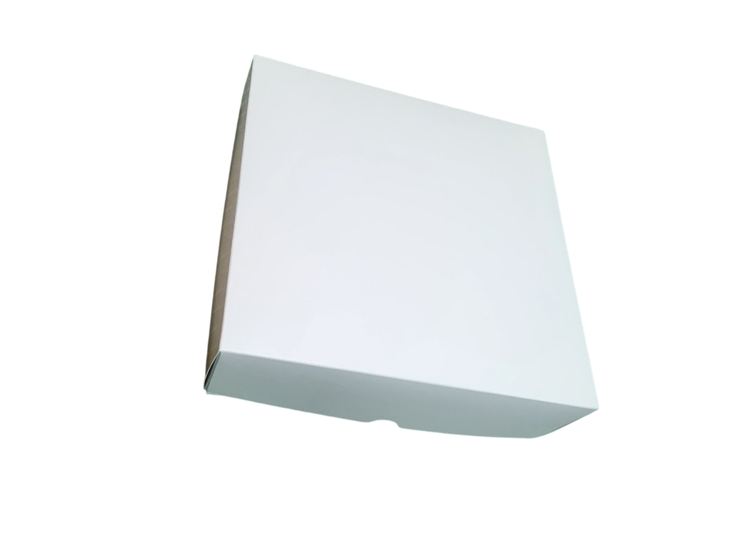 Cutie albă cu capac detașabil – 20x20x6 cm