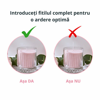 Black Opium – Candle Sand Parfumat cu Fitile din Bumbac