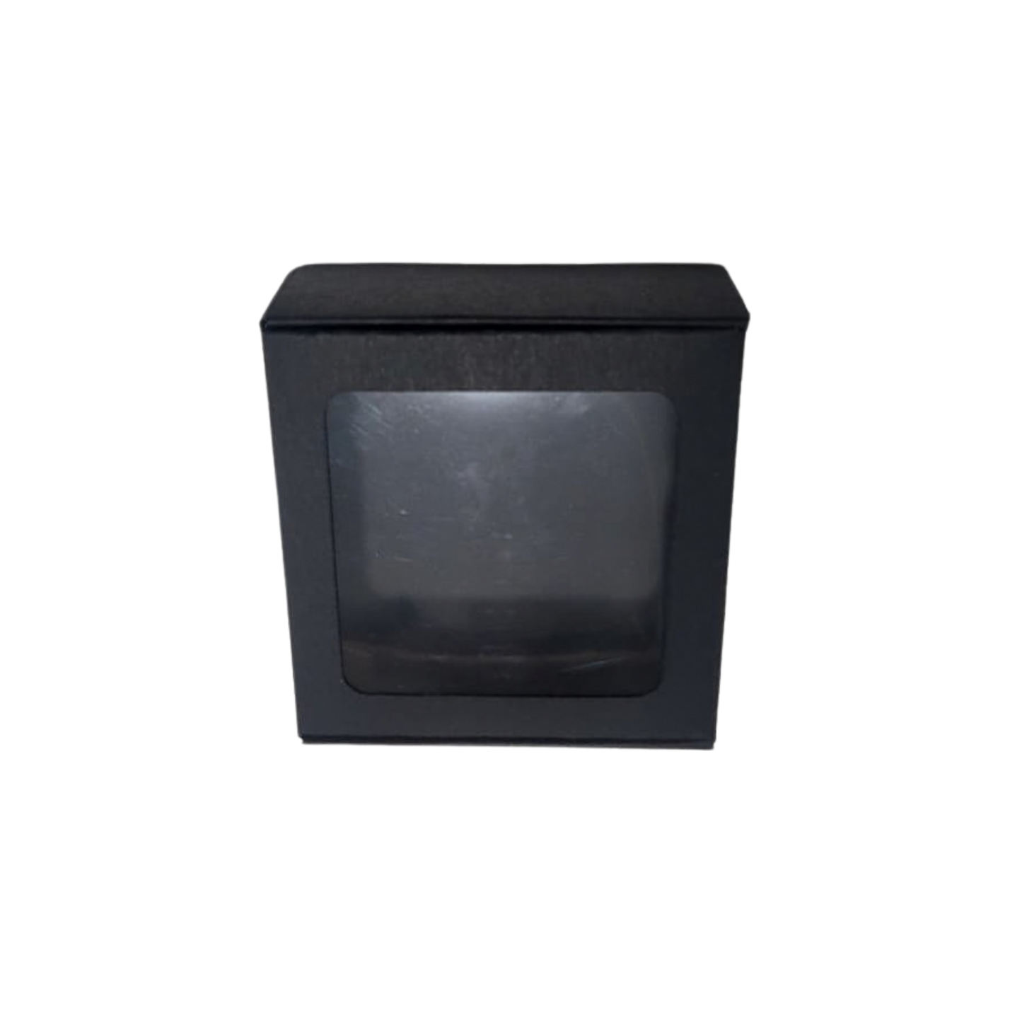 Cutie Neagra Autoformare cu Fereastră 8x8x4 cm