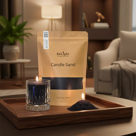 Black Opium – Candle Sand Parfumat cu Fitile din Bumbac