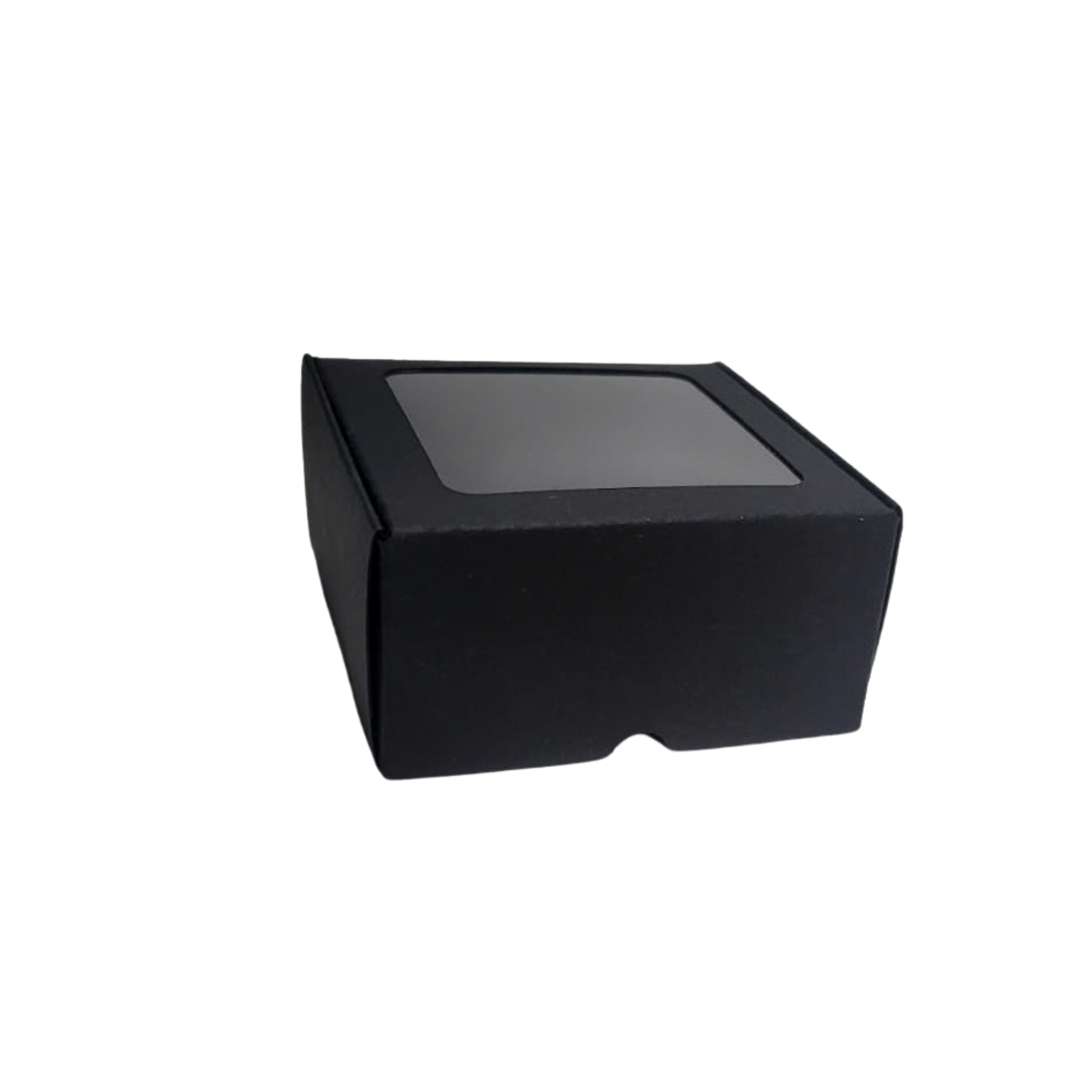 Cutie Neagra Autoformare cu Fereastră 8x8x4 cm