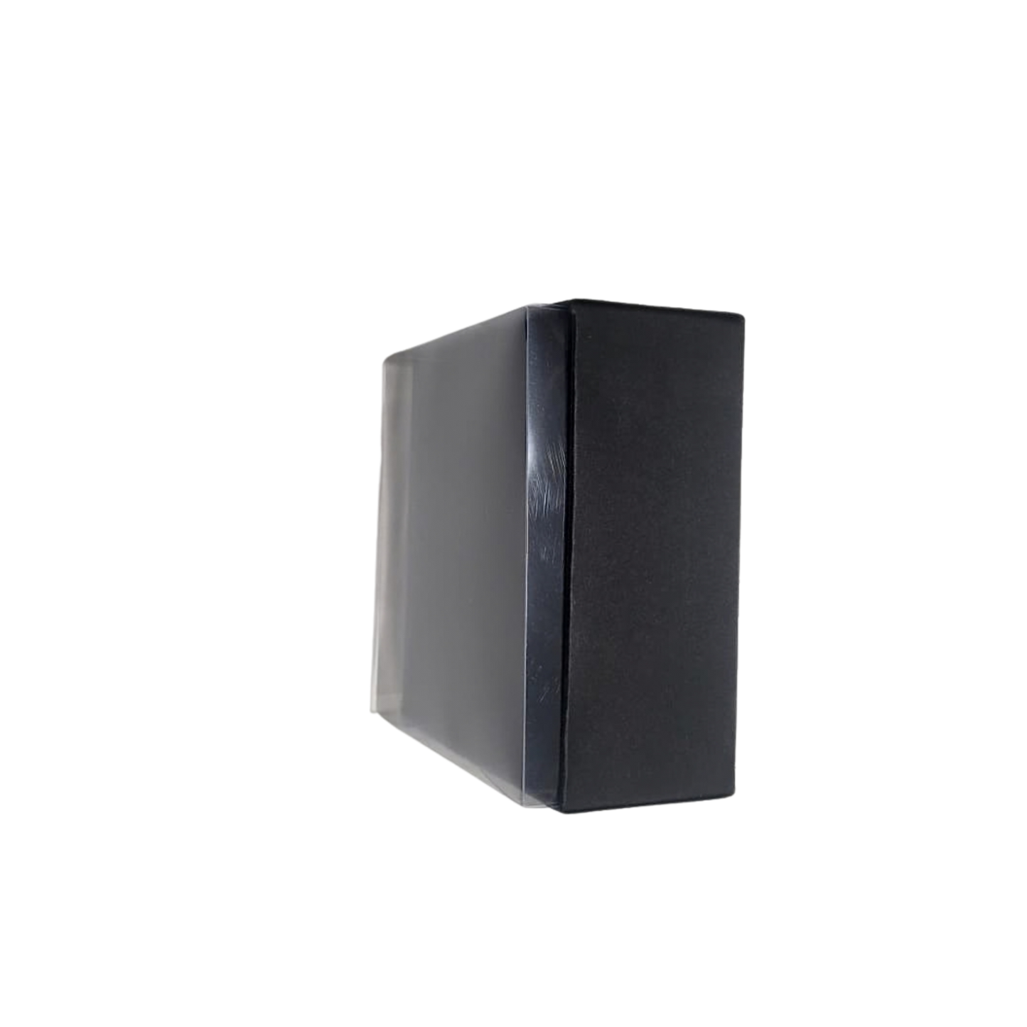 Set 10 Cutii Elegante din Carton Neagra cu Capac Transparent din Acetofan 9x9x4 cm – Ambalaj Premium