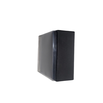 Set 10 Cutii Elegante din Carton Neagra cu Capac Transparent din Acetofan 9x9x4 cm – Ambalaj Premium