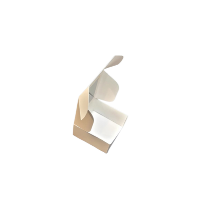 Cutie Alba Autoformare cu Fereastră 8x8x4 cm