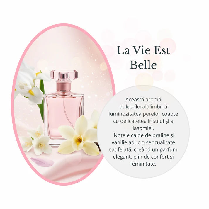 La Vie Est Belle – Candle Sand Parfumat cu Fitile din Bumbac