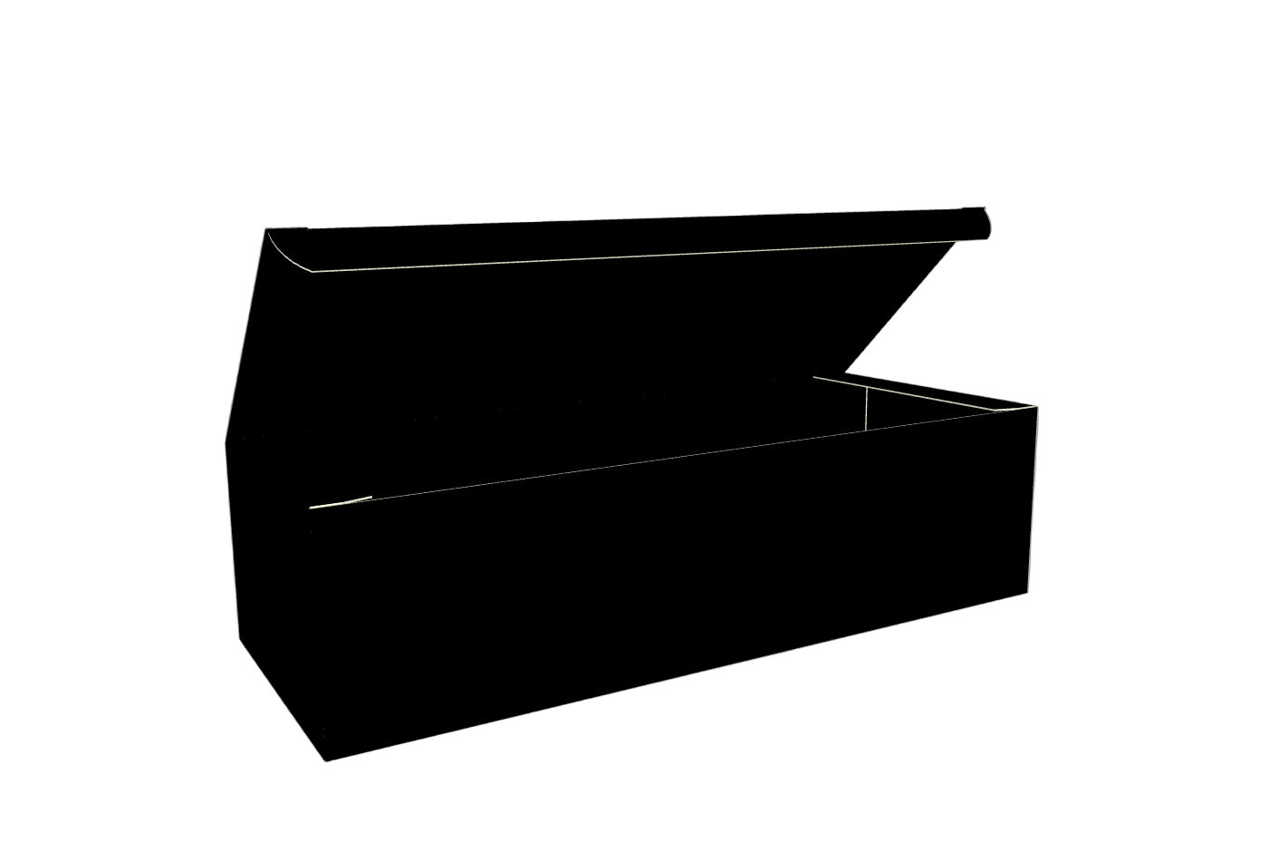 Cutie neagra produse  21x8x5.5 cm