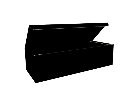 Cutie neagra produse  21x8x5.5 cm