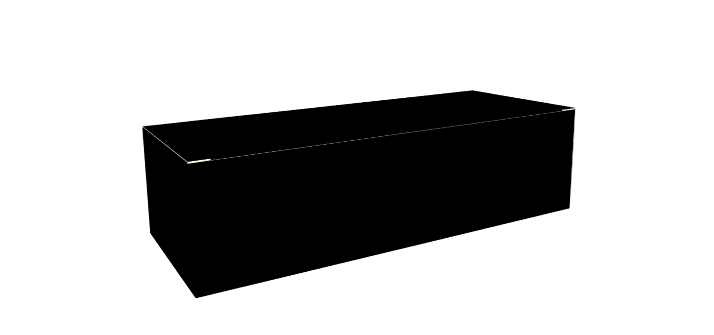 Cutie neagra produse  21x8x5.5 cm