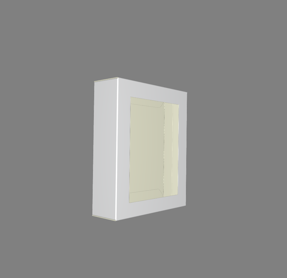 Cutie cu fereastra 8.2x7.2x2 cm
