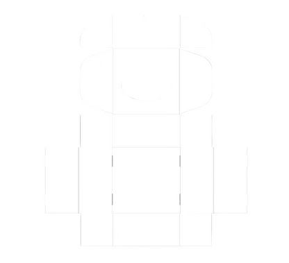 Cutie autoformare cu fereastra 12x12x6 cm
