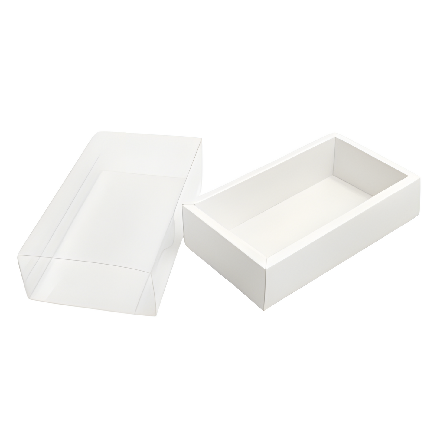 Cutie alba carton 20x15x6 cm cu fereastra glisanta