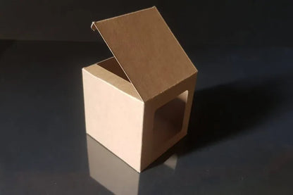 Cutie natur cu fereastra 6.5×6.5×6.5 cm