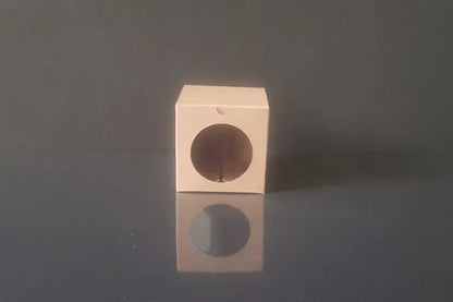 Cutie natur cu fereastra  5x5x5 cm