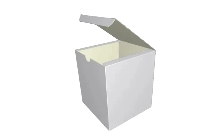 Cutie carton albă din carton presat – ambalaj cadou