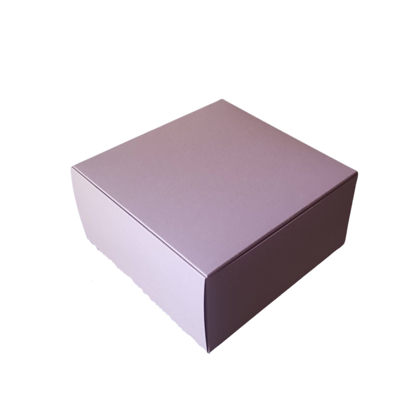 Pink self-forming box 12x12x6cm