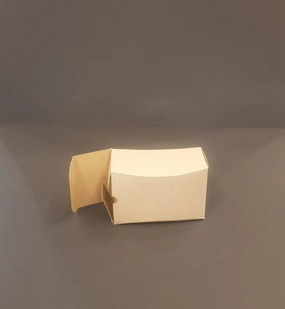 Cutie kraft natur curbată pentru produse handmade