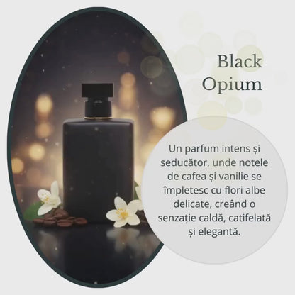 Black Opium – Candle Sand Parfumat cu Fitile din Bumbac